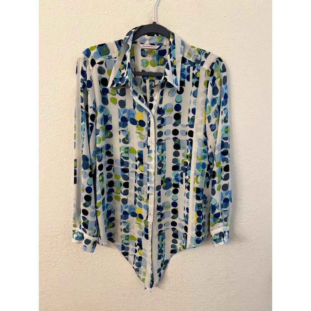 Allison Daley multicolored women’s blouse size medium